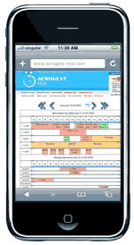 AéroGest-Résa disponible sur Iphone.