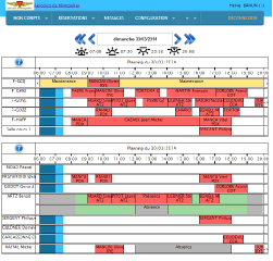 Planning quotidien avions appareils instructeurs ulm