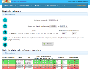 moteur présence absence instructeurs pilotes