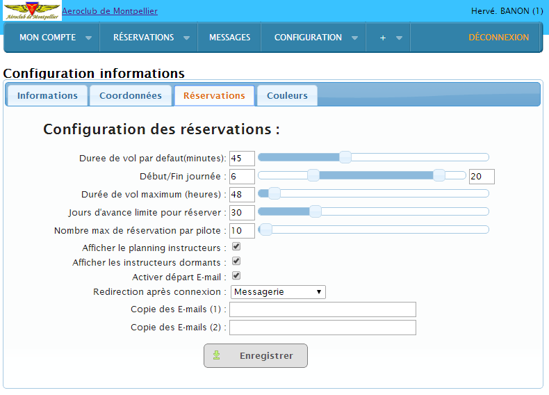 Configuration avancée